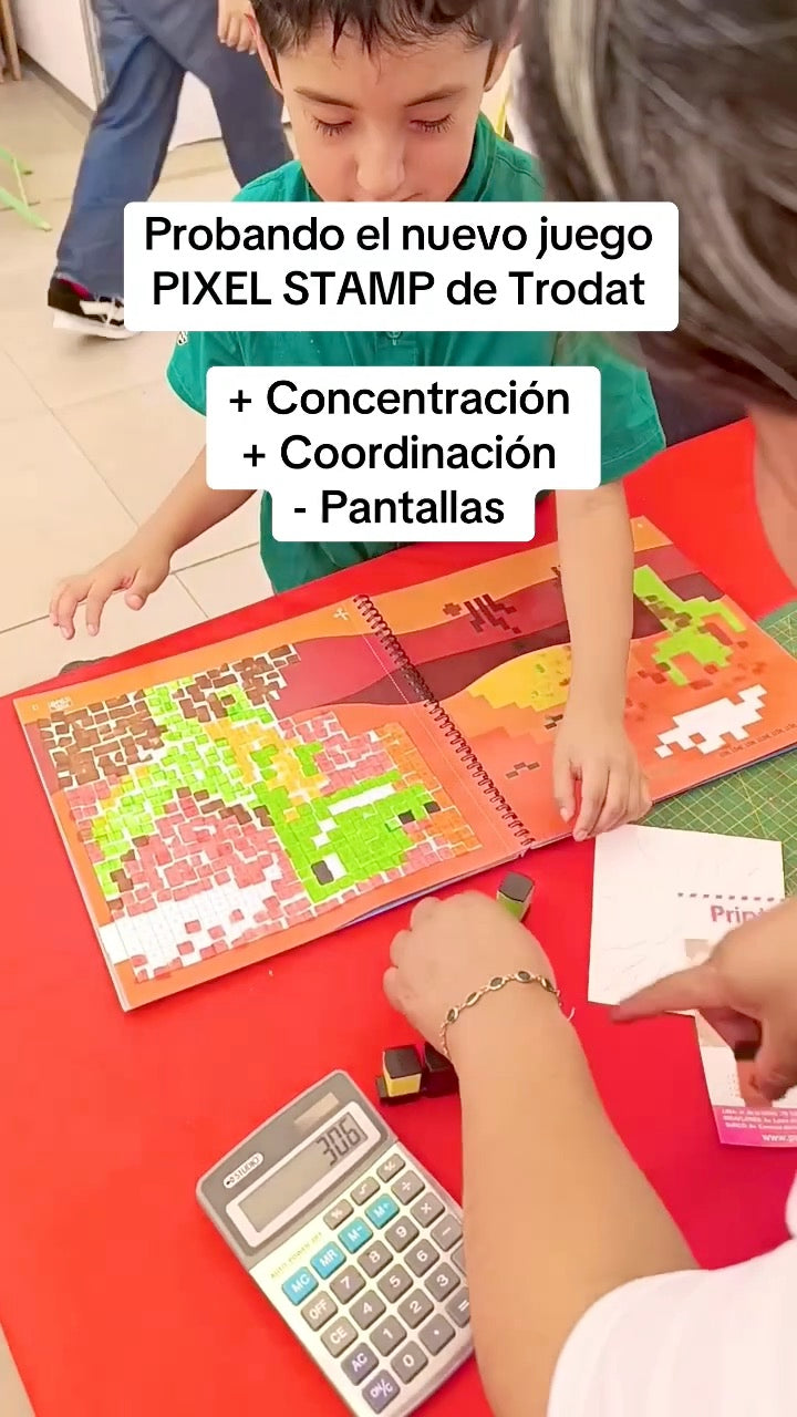 Trodat Pixel Stamp | Juego educativo y creativo para niños