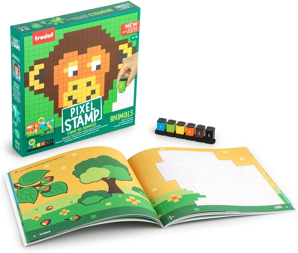 Trodat Pixel Stamp | Juego educativo y creativo para niños