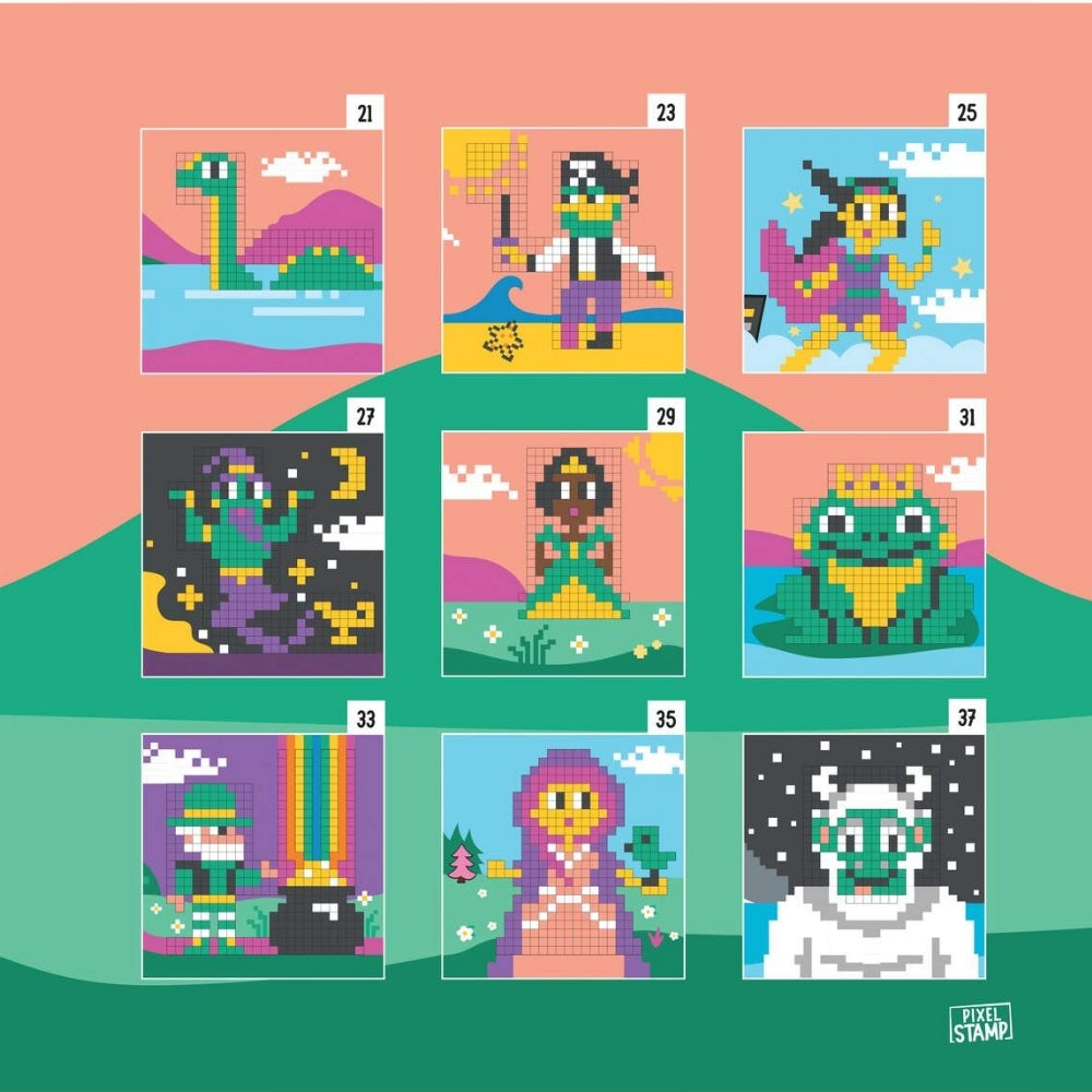 Trodat Pixel Stamp | Juego educativo y creativo para niños