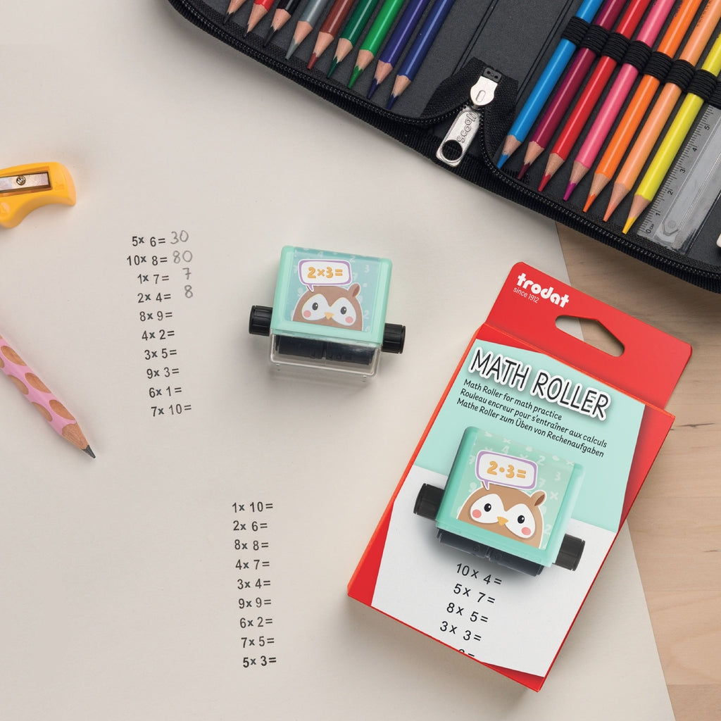 Trodat Math Roller Multiplicaciones | Rodillo para Practicar las Tablas