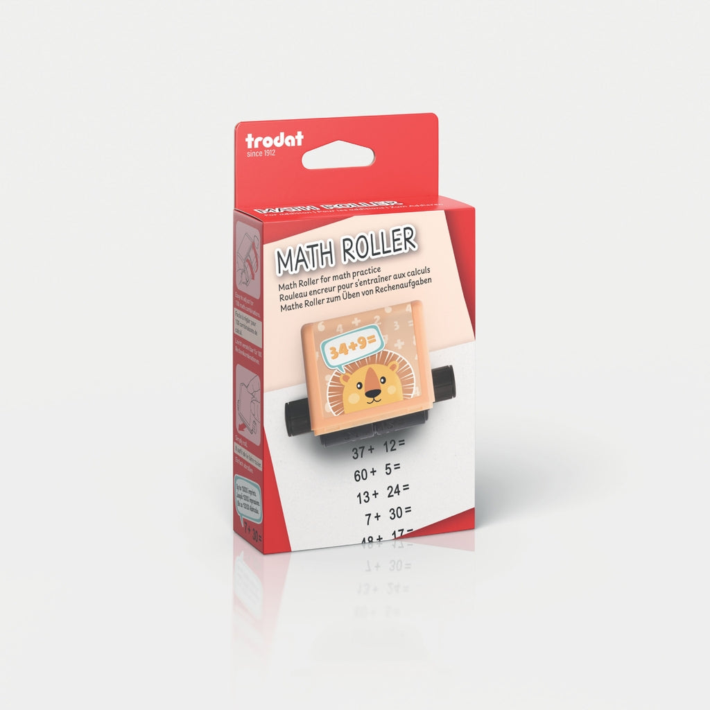 Trodat Math Roller Sumas | Rodillo de Ejercicios para Niños