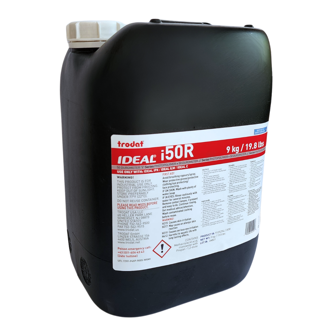 Fotopolímero Rojo Trodat 9kg | Para Sellos Profesionales + 9 Micas | Trodat Perú