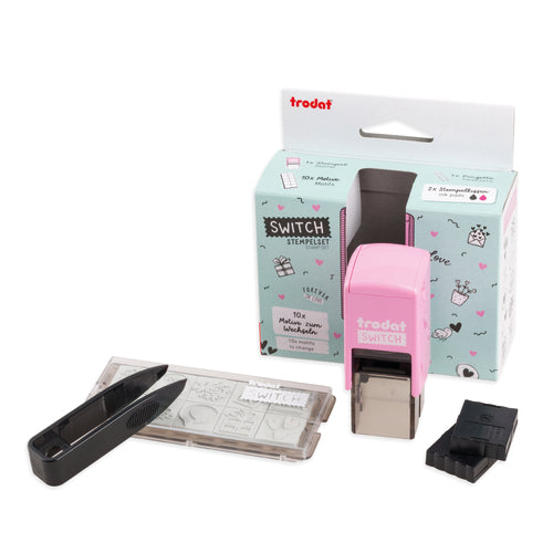 Trodat Switch - 6 sellos en 1 | Navidad • Repostería • Amor