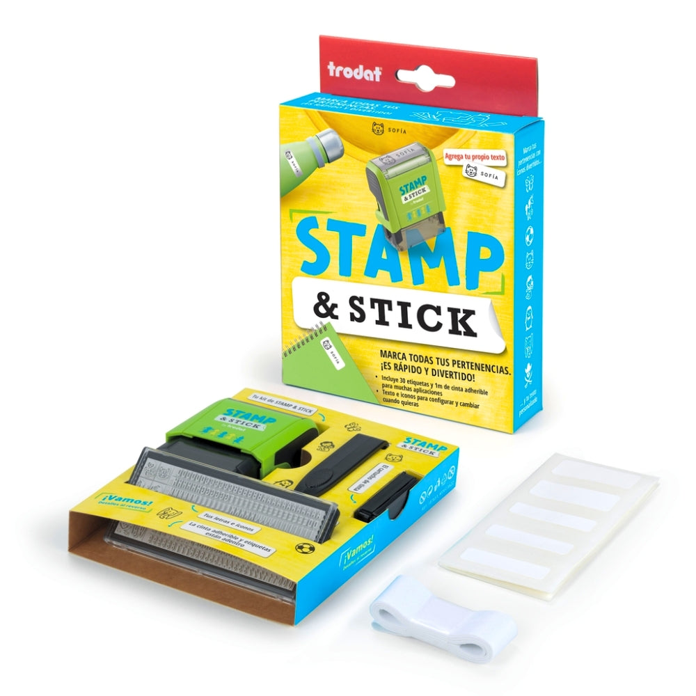 Sello para tela Stamp & Stick | Sello textil