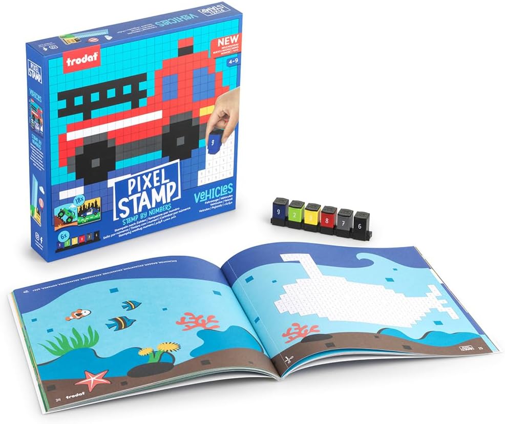 Trodat Pixel Stamp | Juego educativo y creativo para niños