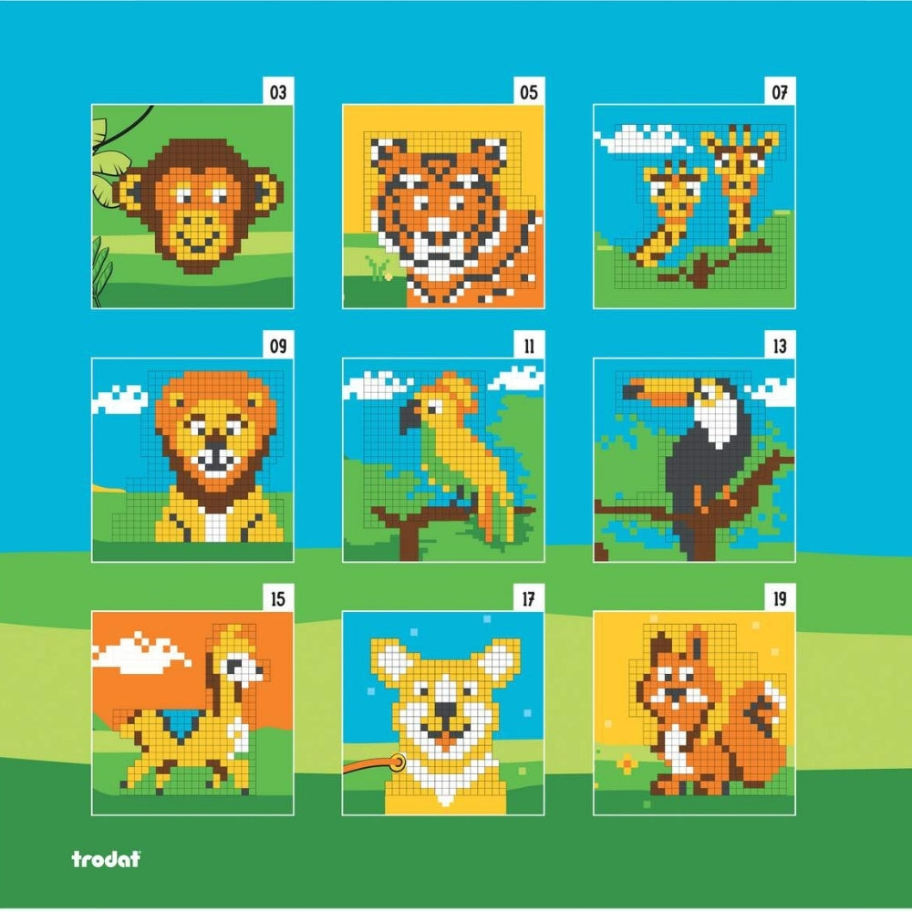 Trodat Pixel Stamp | Juego educativo y creativo para niños