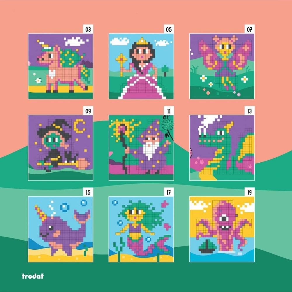 Trodat Pixel Stamp | Juego educativo y creativo para niños