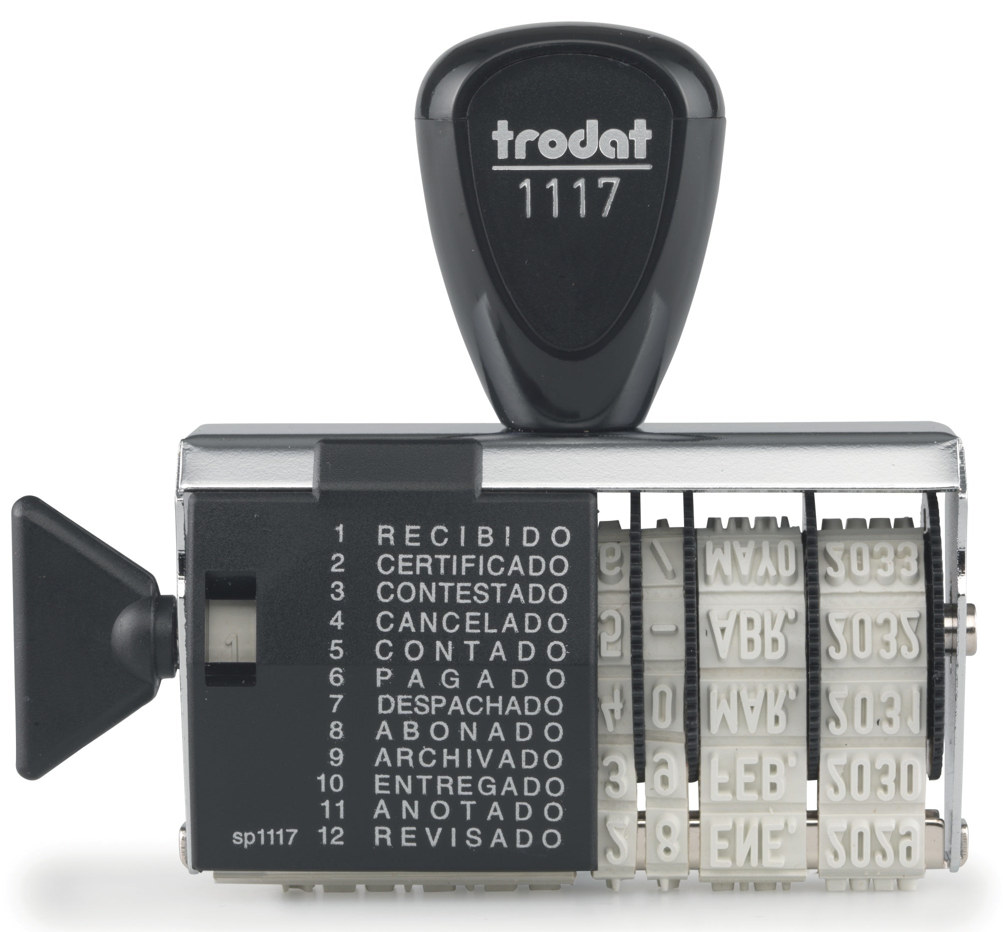 FECHADOR MANUAL CON 12 ITEMS  1117 TRODAT PERU