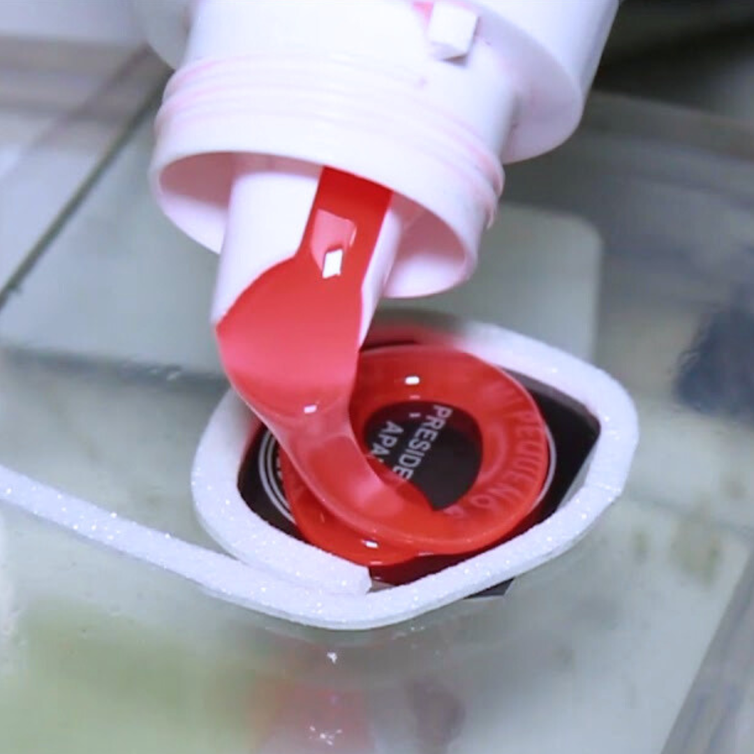 Fotopolímero Rojo Trodat 9kg | Para Sellos Profesionales + 9 Micas | Trodat Perú