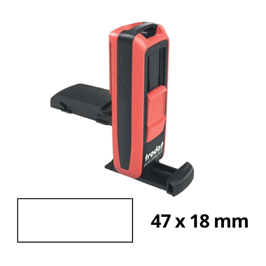 Sello de bolsillo Pocket Printy 9512 | 47x18 mm