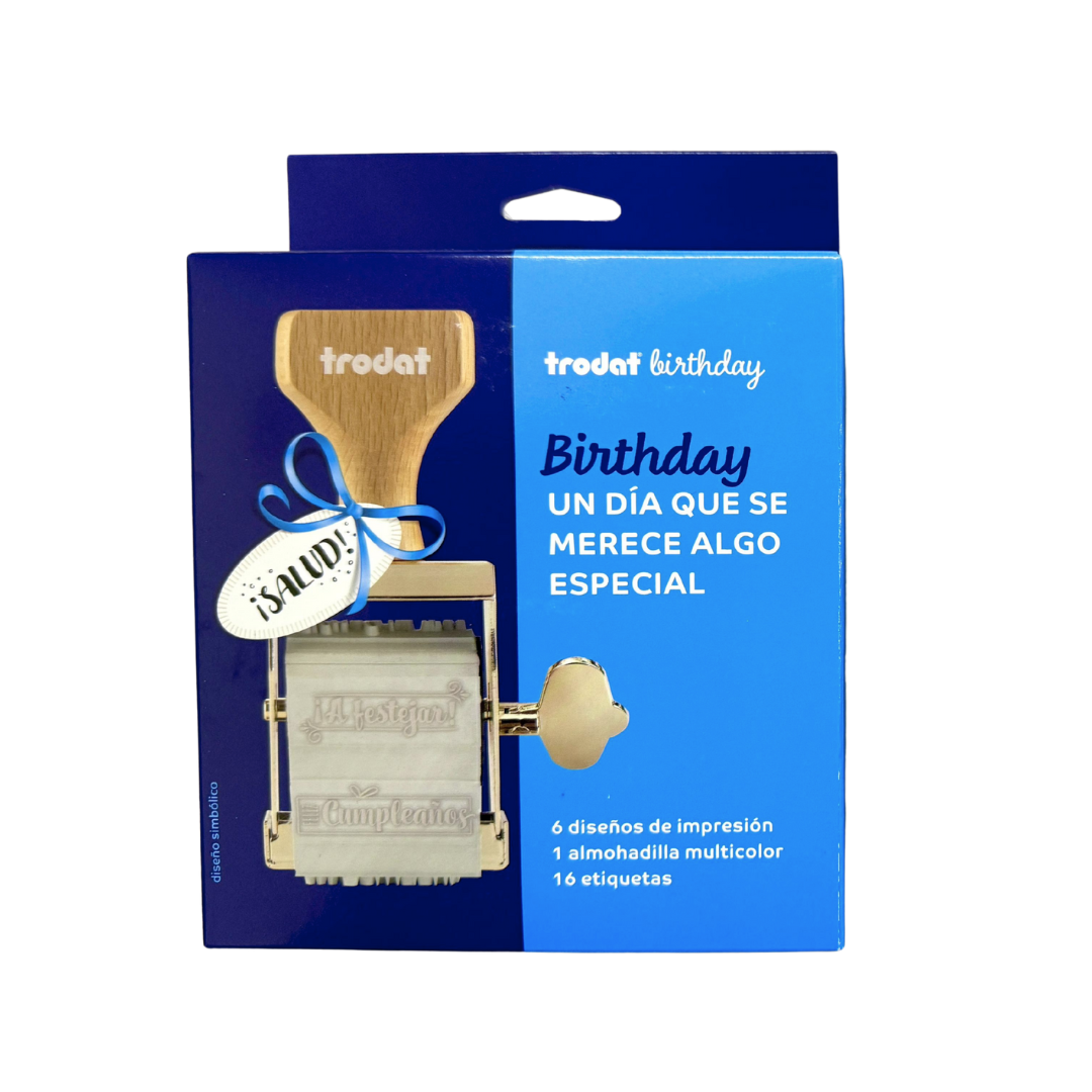 Trodat Creation – Sello con 6 Frases | Navidad • Hecho en casa • Cumpleaños