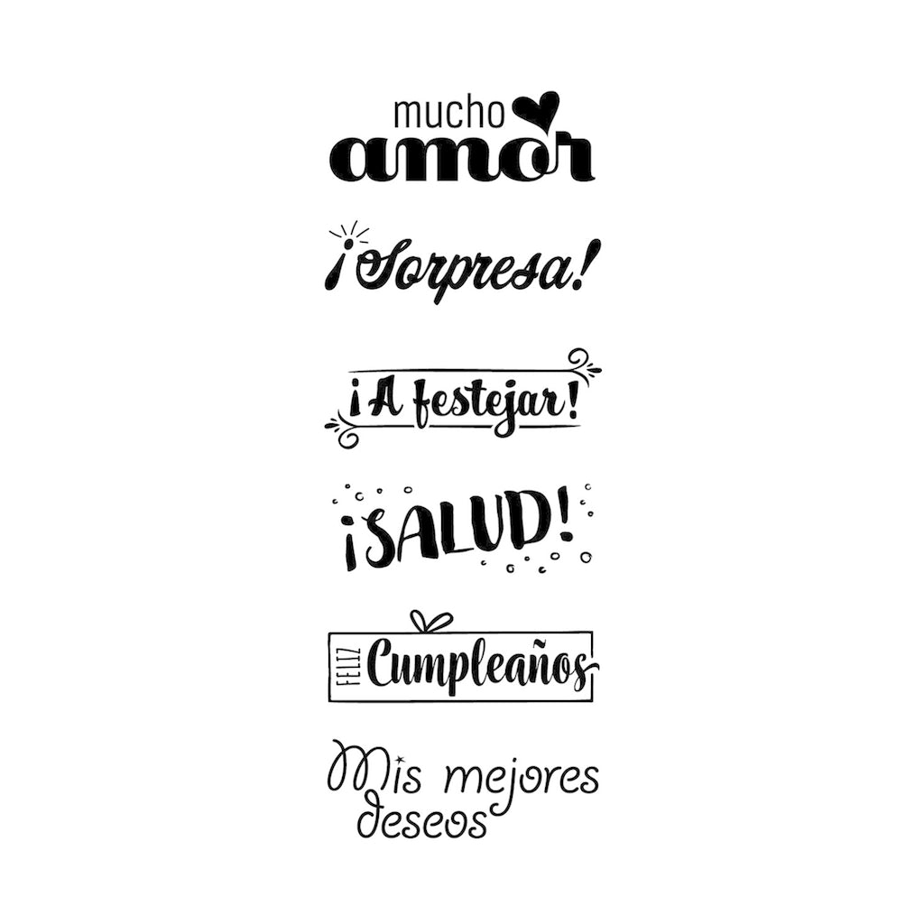 Trodat Creation – Sello con 6 Frases | Navidad • Hecho en casa • Cumpleaños