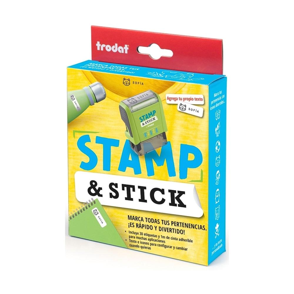 Sello para tela Stamp & Stick | Sello textil