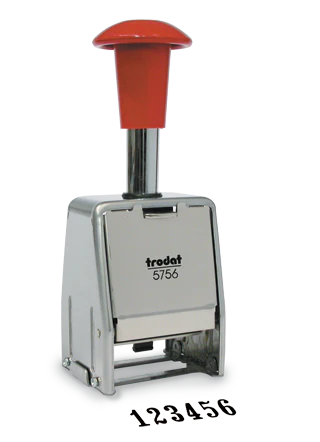 Numerador automático Trodat 5756 - 6 dígitos